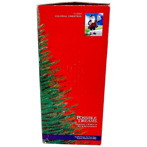 Clothtique Possible Dreams Ben Franklin COLONIAL CHRISTMAS Santa Claus #713324 - Picture 10 of 13